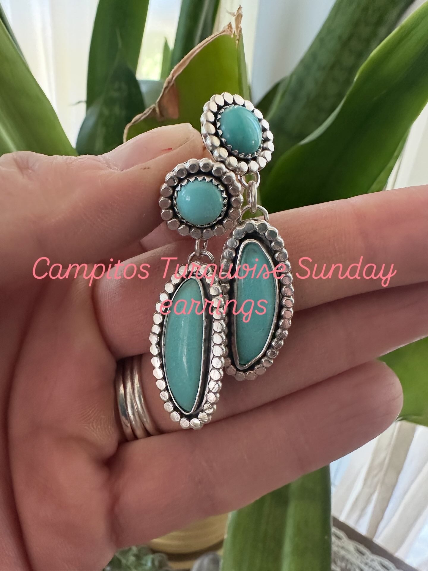 Campitos Turquoise Sunday earrings