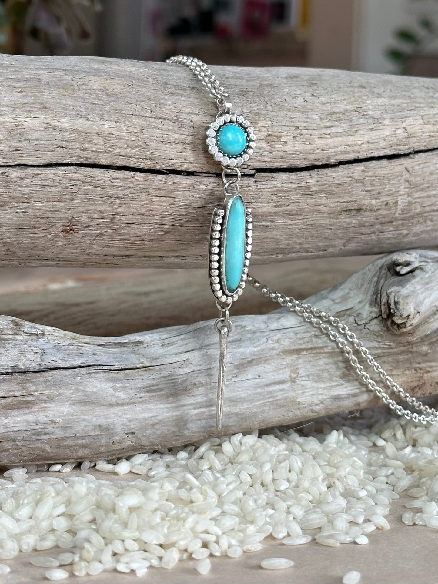 Carico Lake Turquoise Drop Necklace