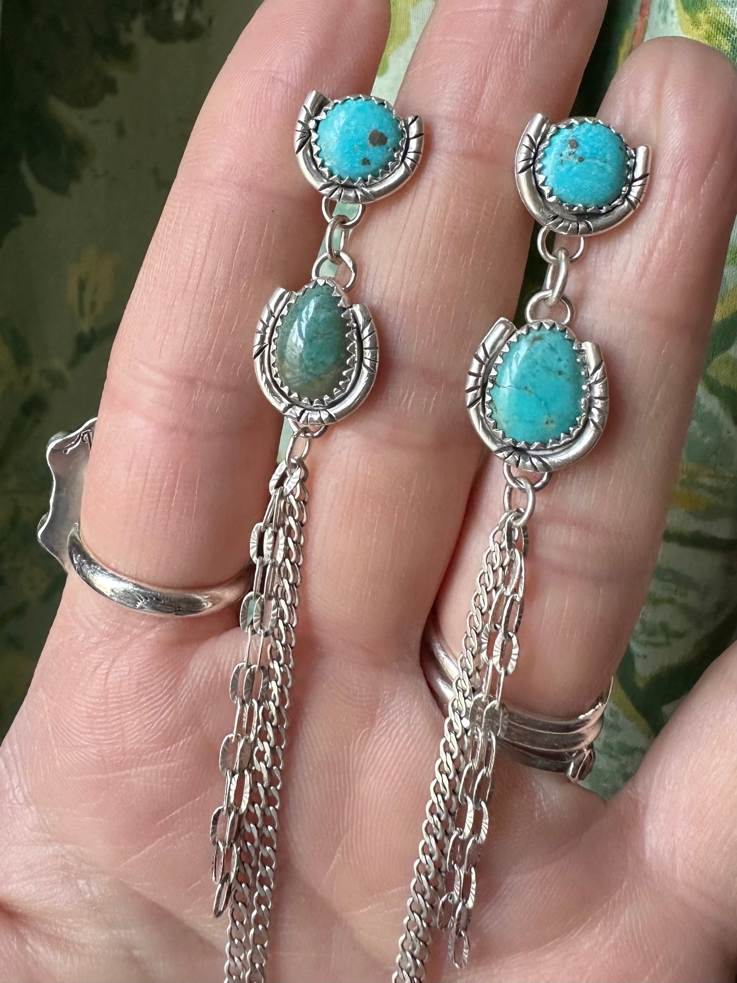 Campitos Turquoise Suerte earrings