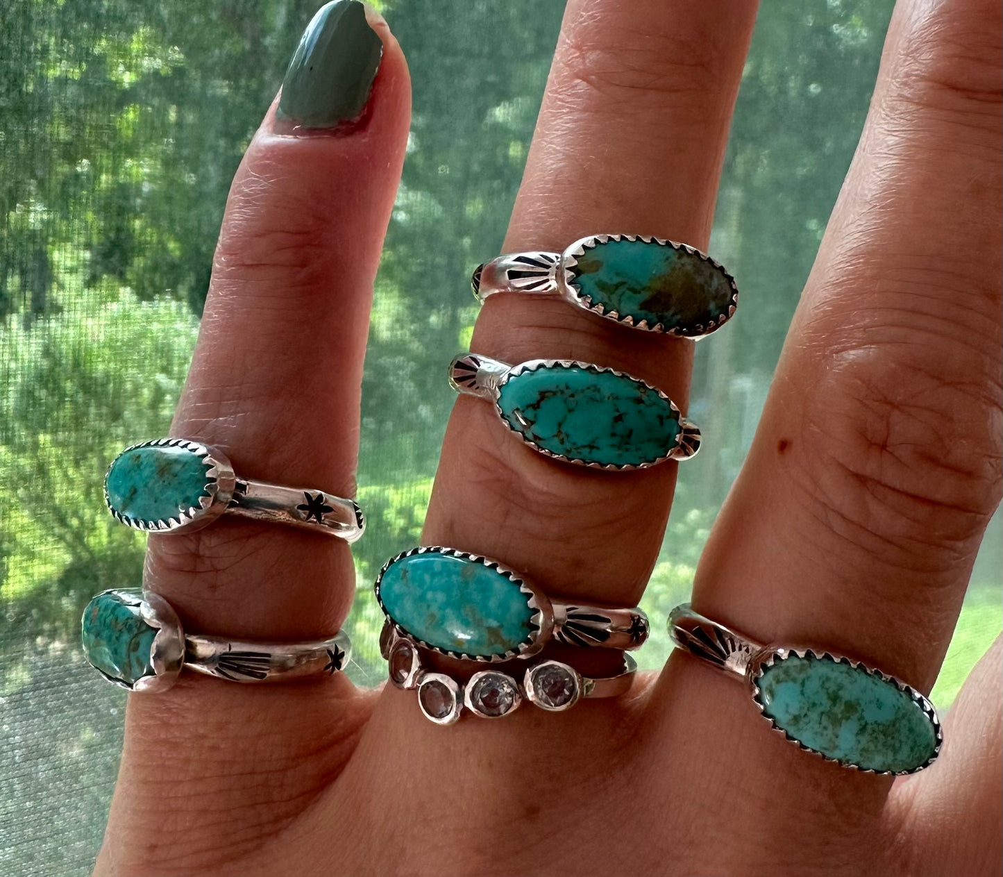 Kingman Turquoise Everywhere Ring size 5