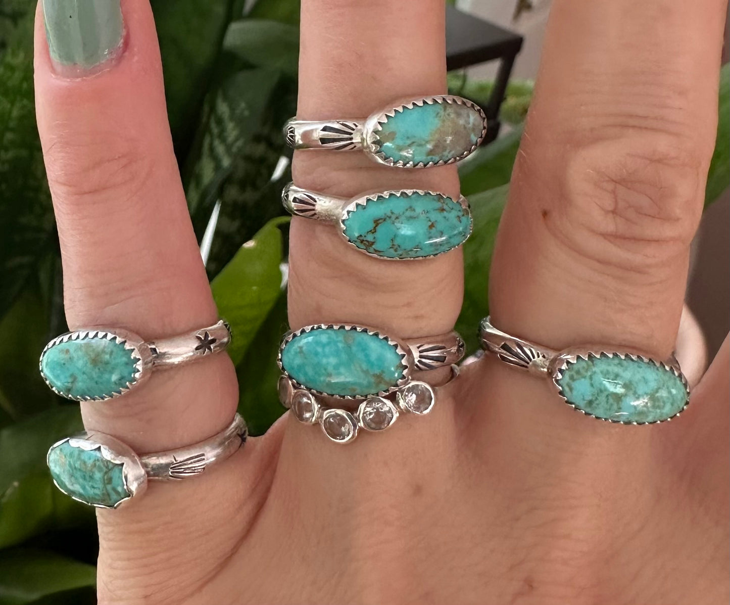 Kingman Turquoise Everywhere Ring Size 8