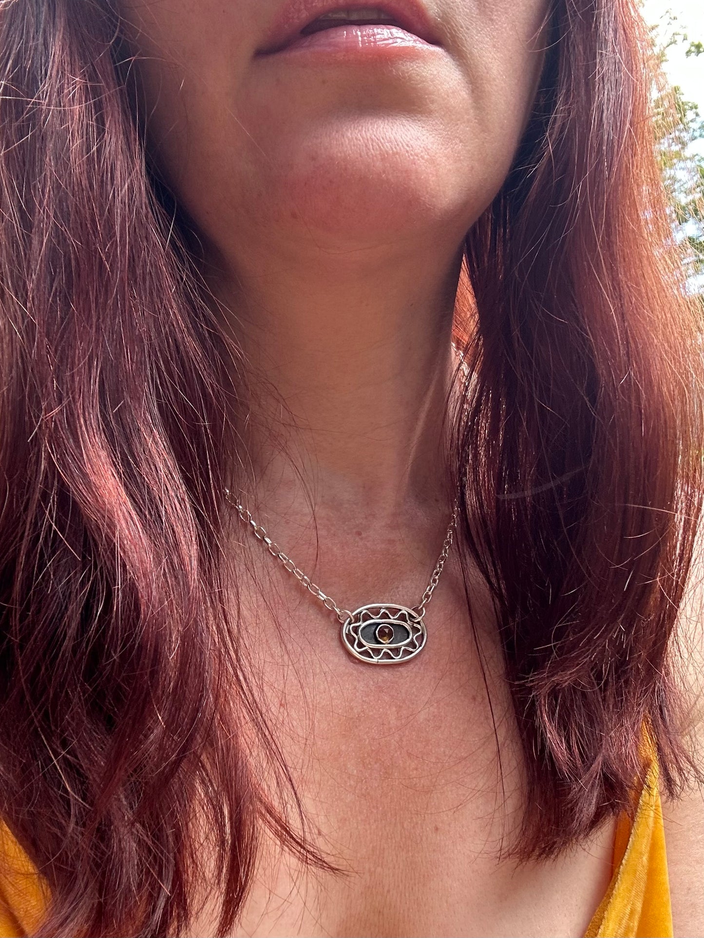 Citrine Hazy Sun Necklace