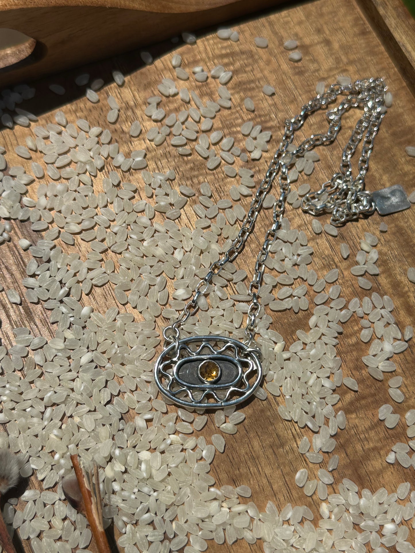 Citrine Hazy Sun Necklace
