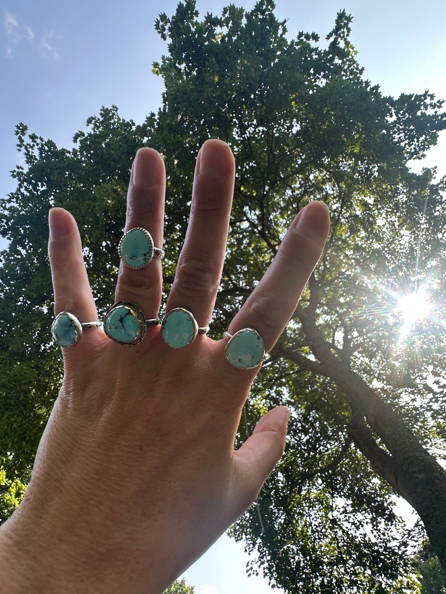 Golden Hill Turquoise Ring size 9