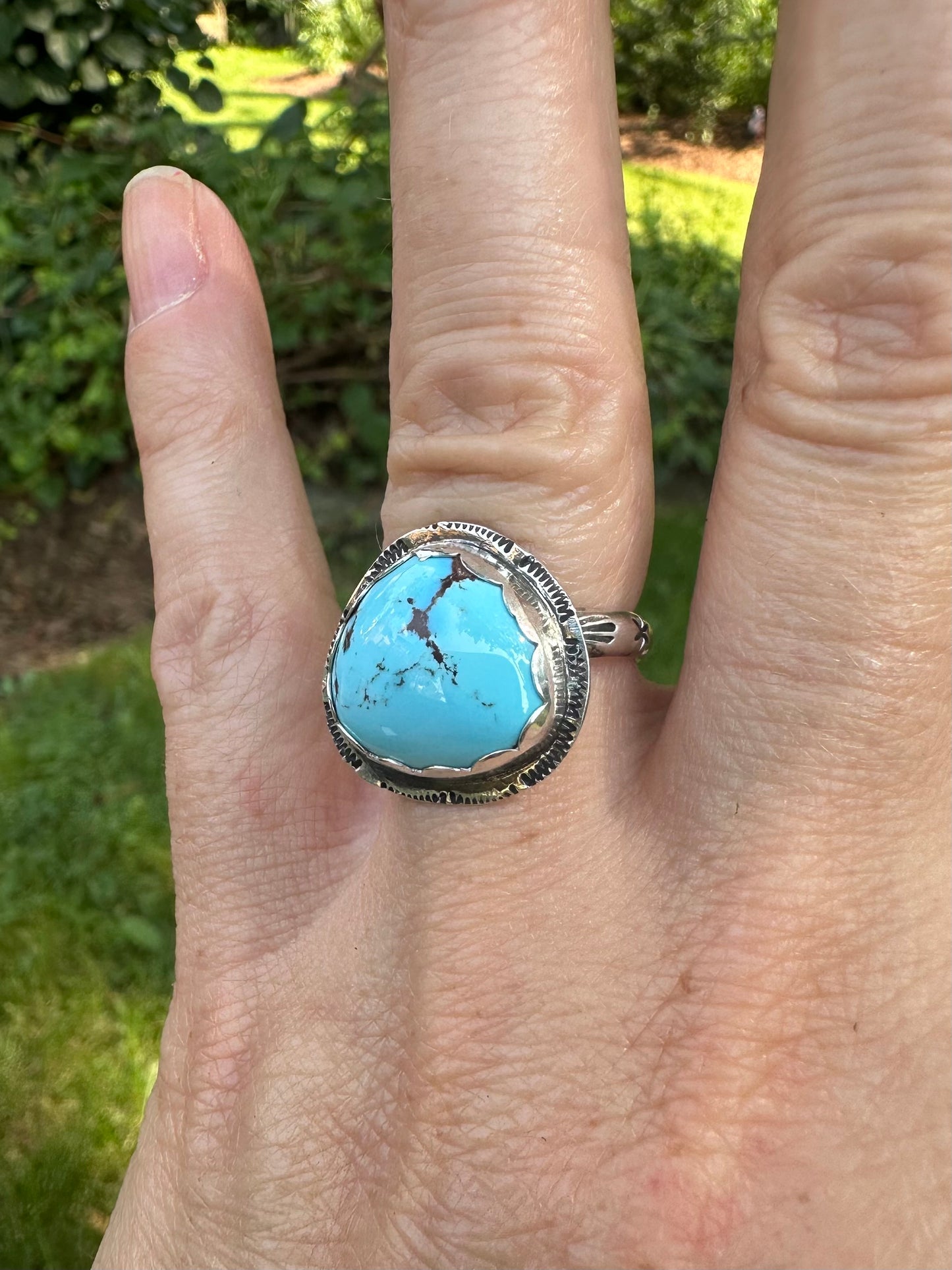 Golden Hill Turquoise Ring size 8