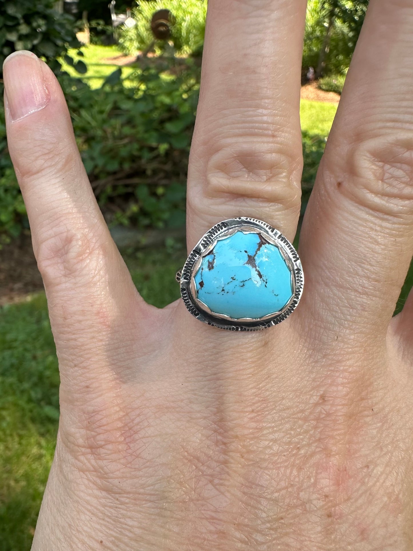 Golden Hill Turquoise Ring size 8