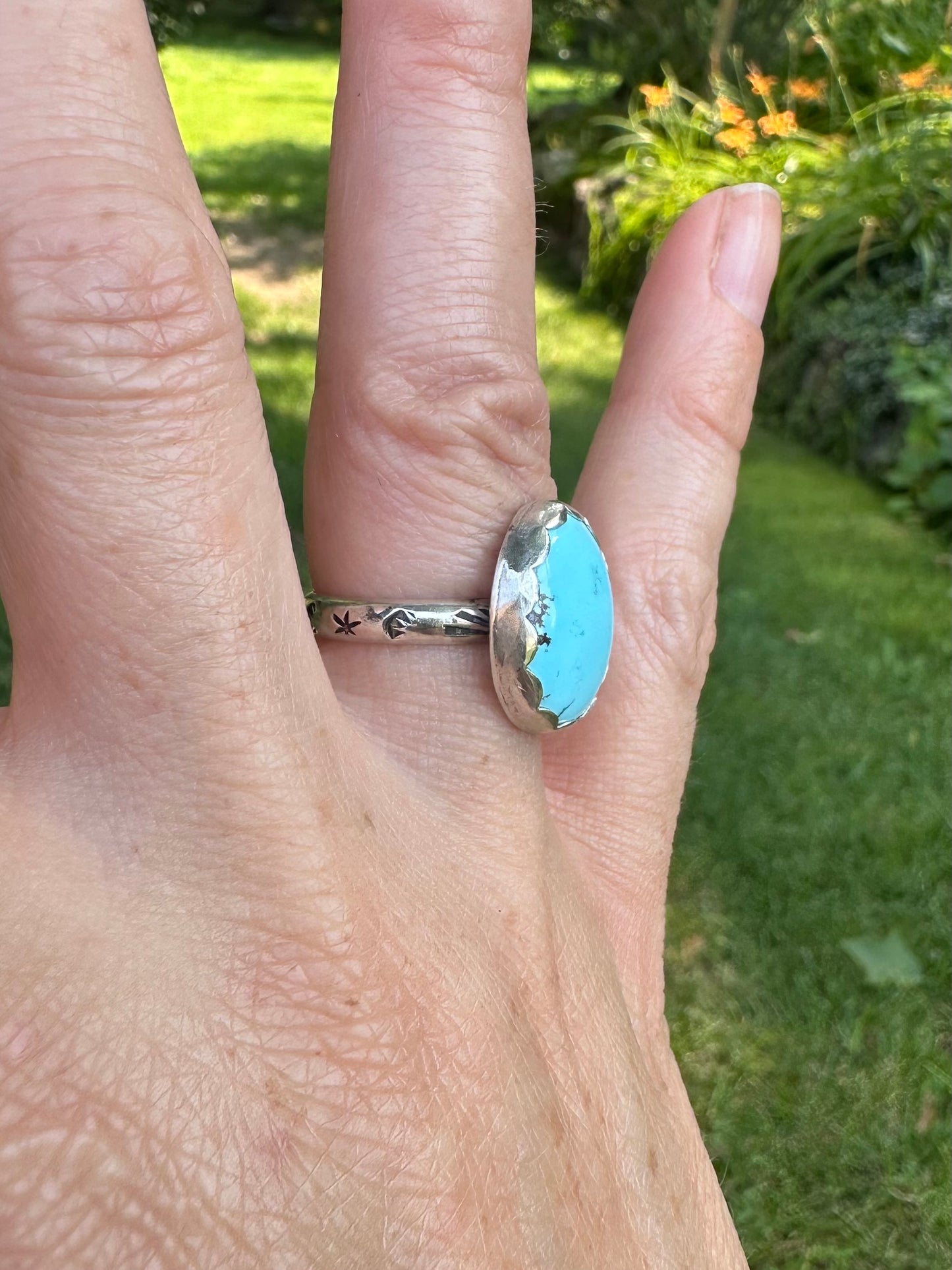 Golden Hill Turquoise Ring size 8