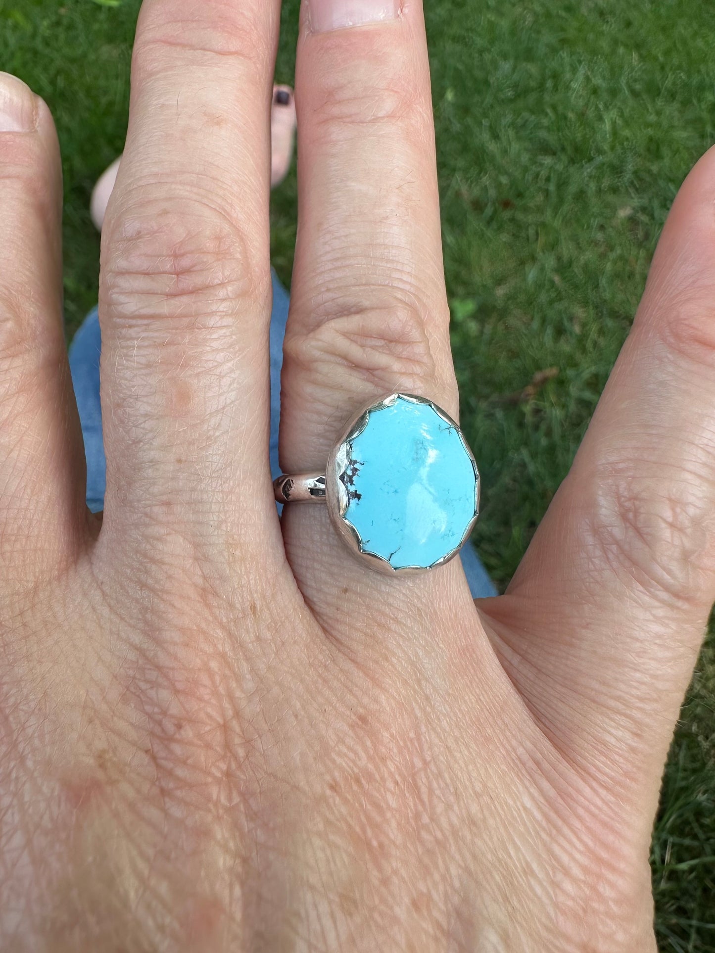 Golden Hill Turquoise Ring size 8