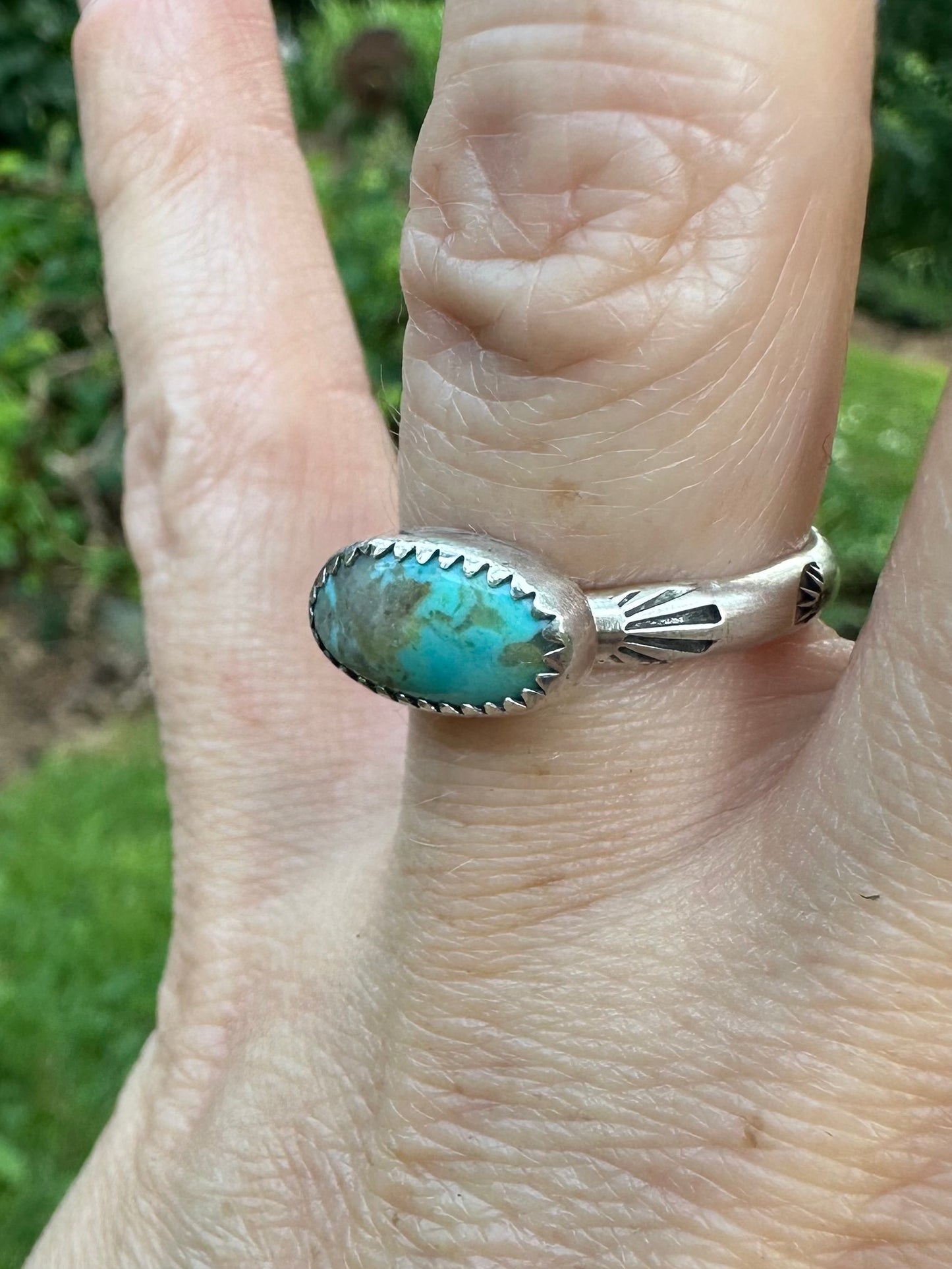 Kingman Turquoise Everywhere Ring size 7.25