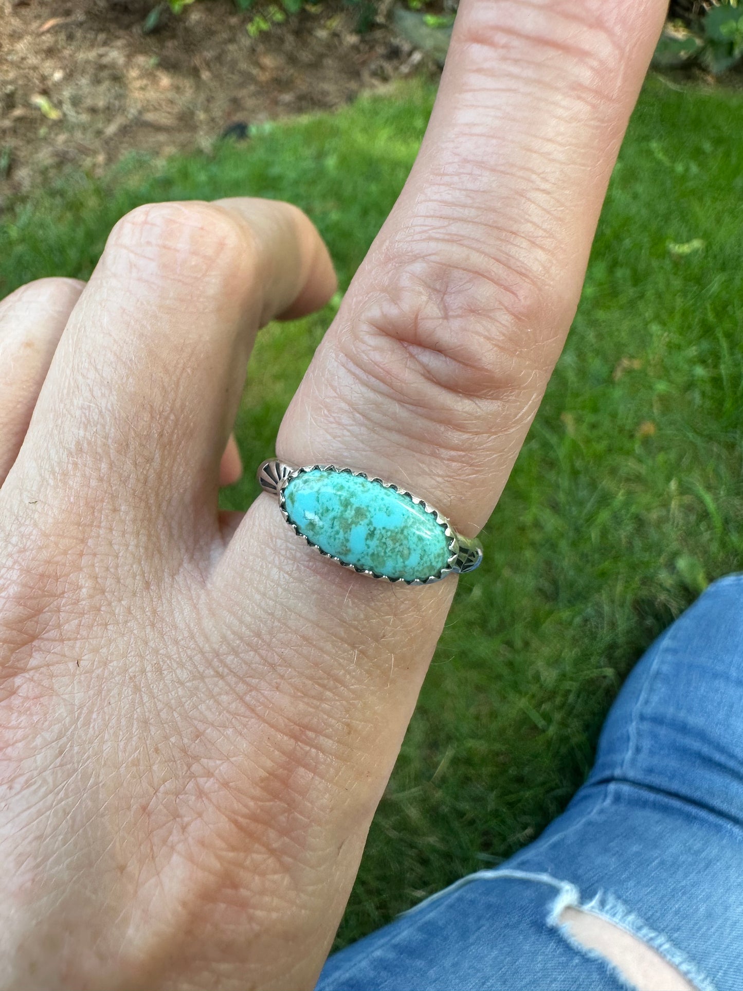 Kingman Turquoise Everywhere Ring size 8.5