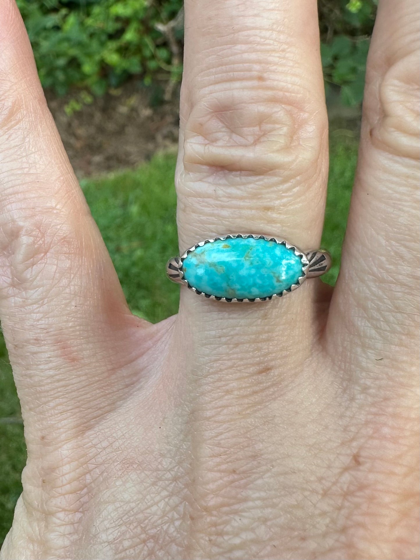 Kingman Turquoise Everywhere Ring size 7.5