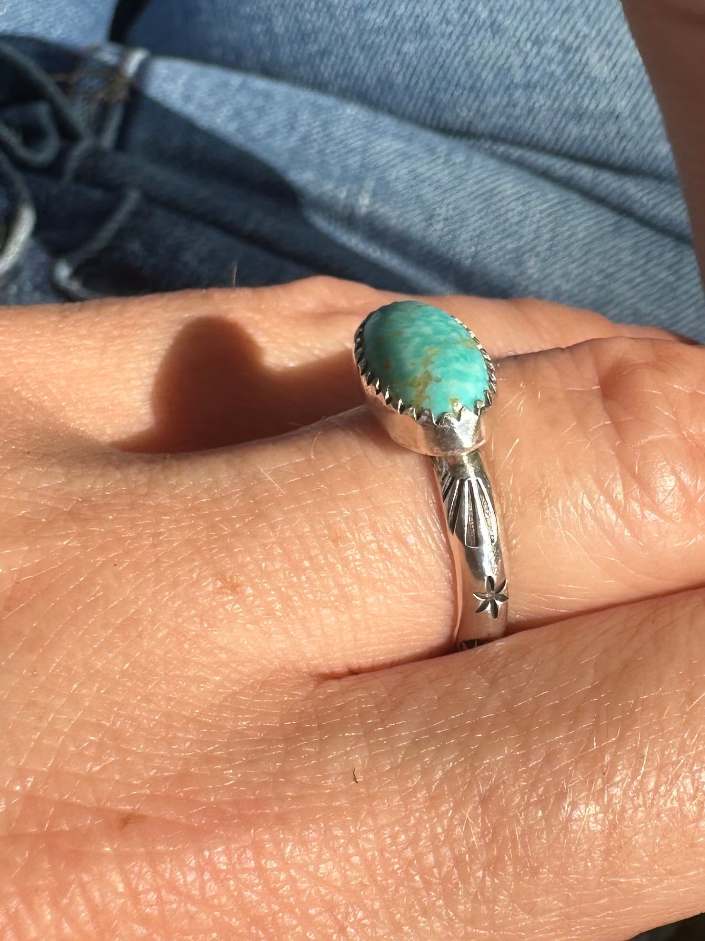 Kingman Turquoise Everywhere Ring size 7.5