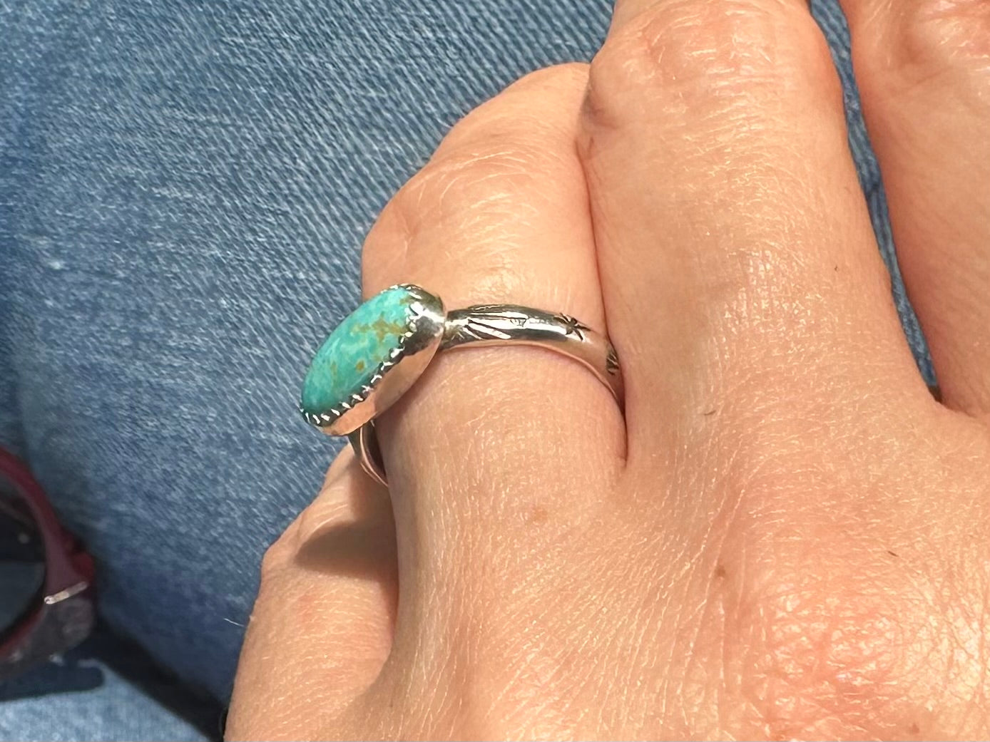 Kingman Turquoise Everywhere Ring size 7.5