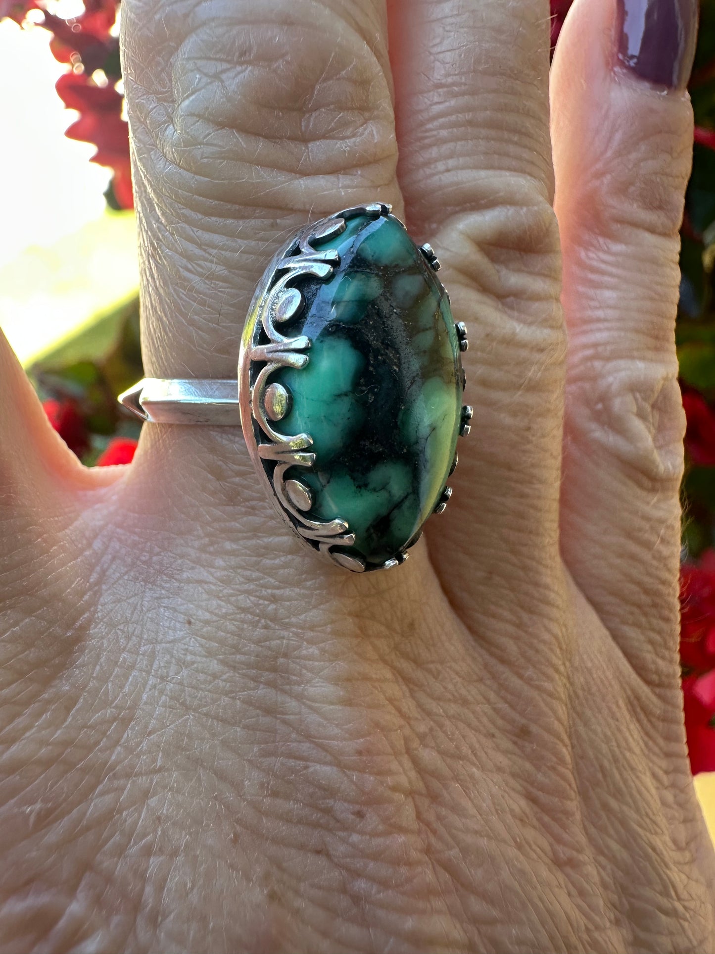 Desert Oasis Variscite Ring