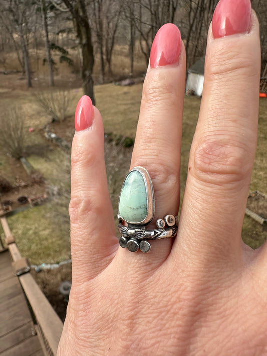 Variscite Minty Sterling Ring