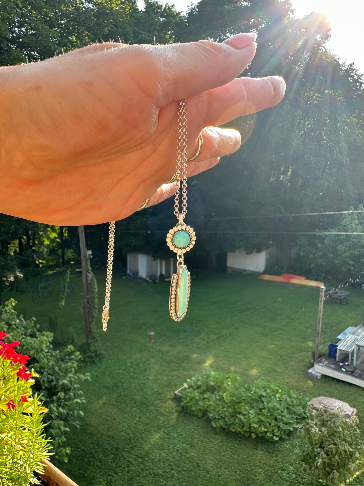 Carico Lake Turquoise Sunday Necklace