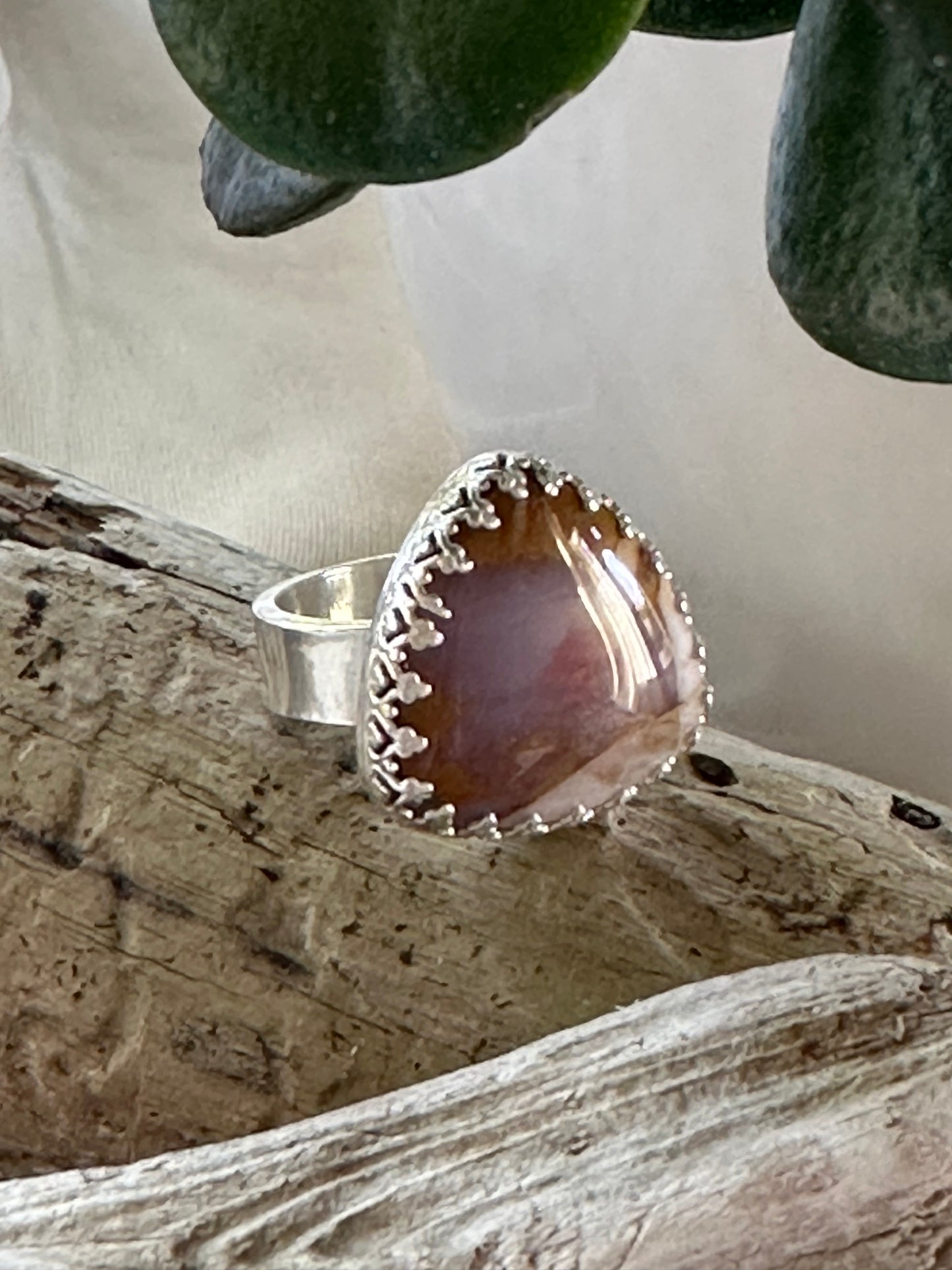 Francine Ring in Oregon Sunset Jasper