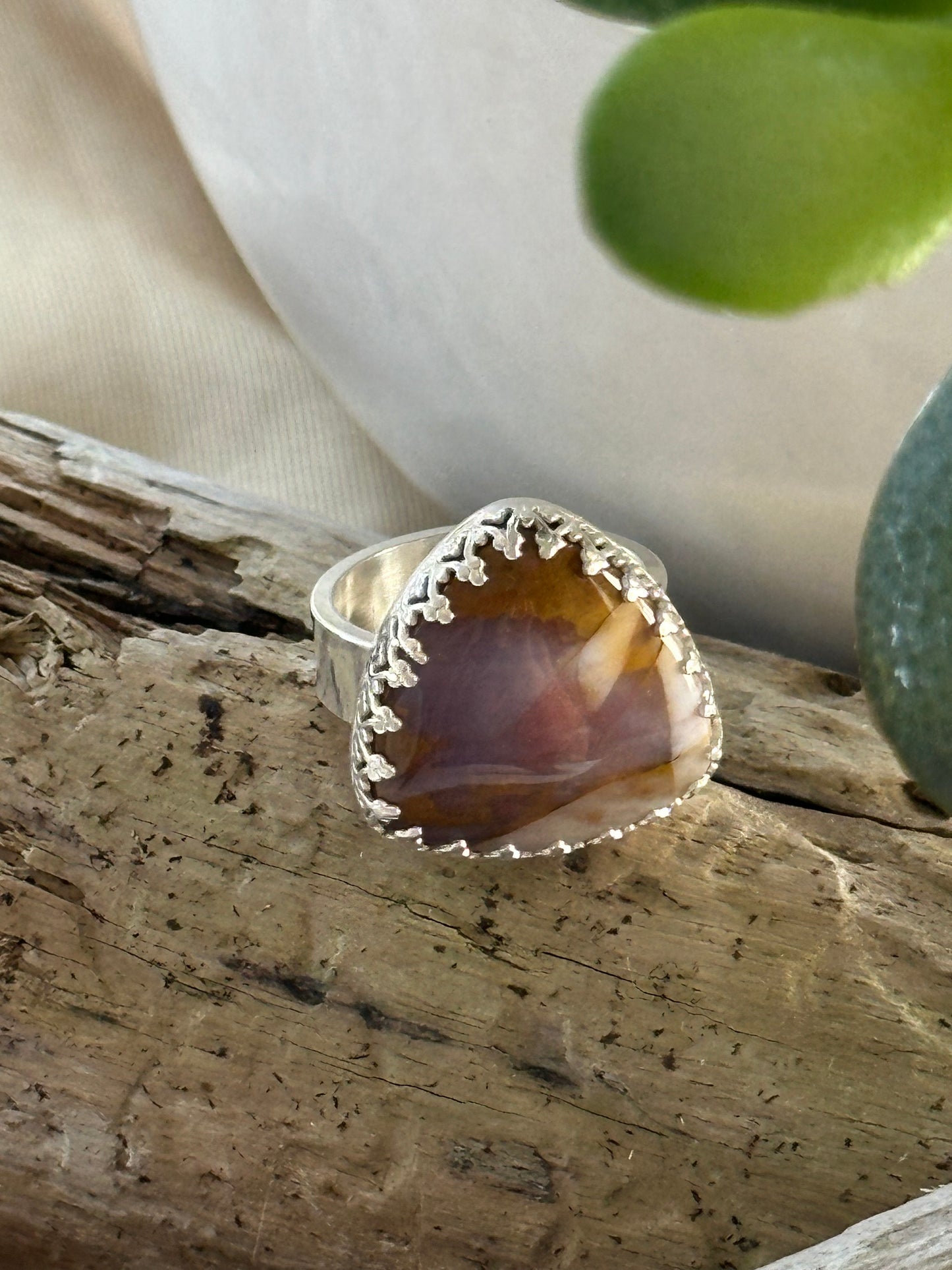 Francine Ring in Oregon Sunset Jasper