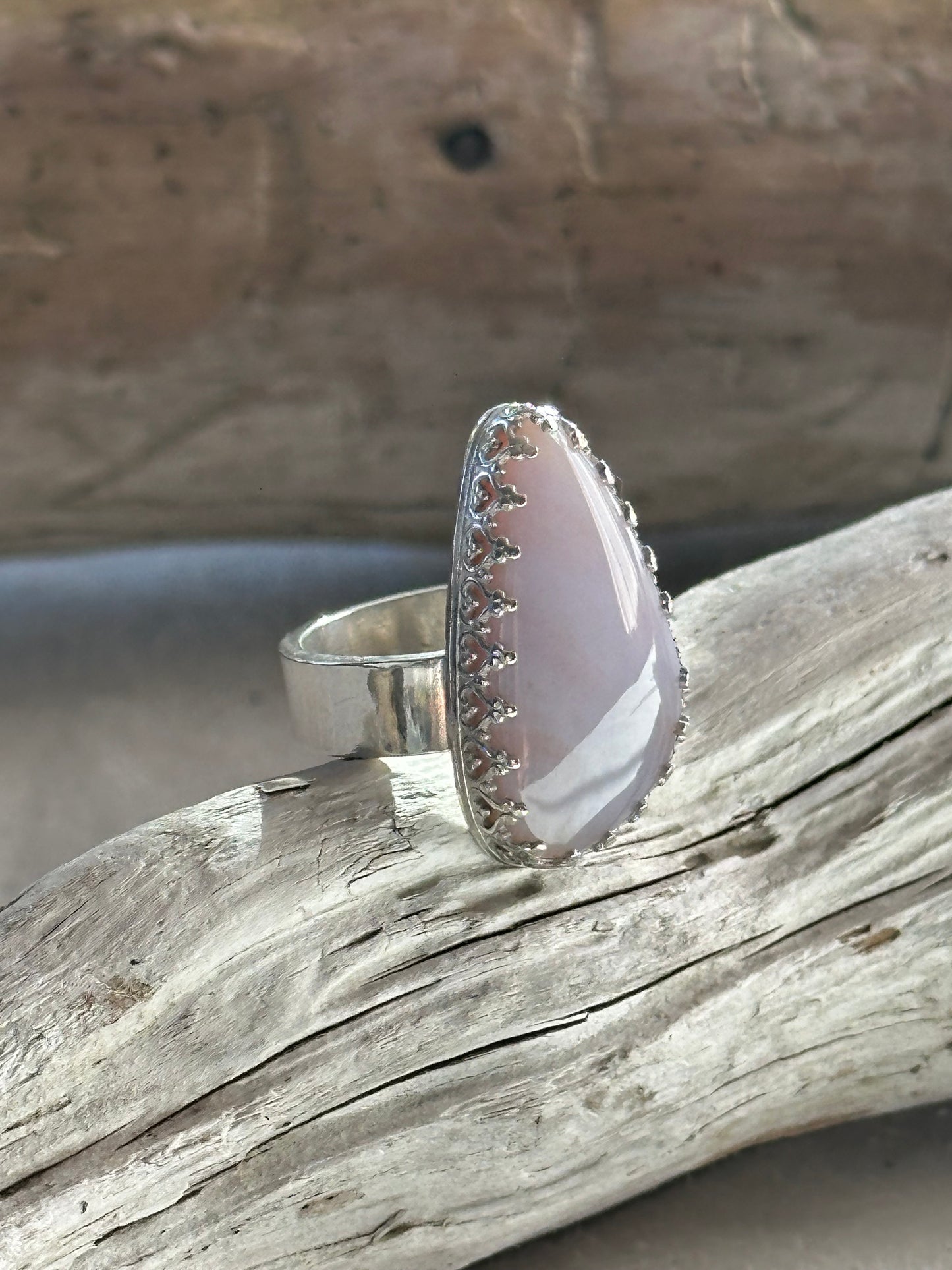 Francine Ring in Lilac Oregon Sunset Jasper