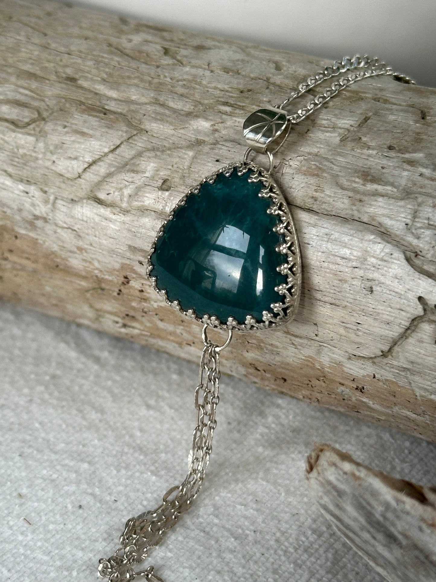 Francine Necklace in Skaggs Jasper