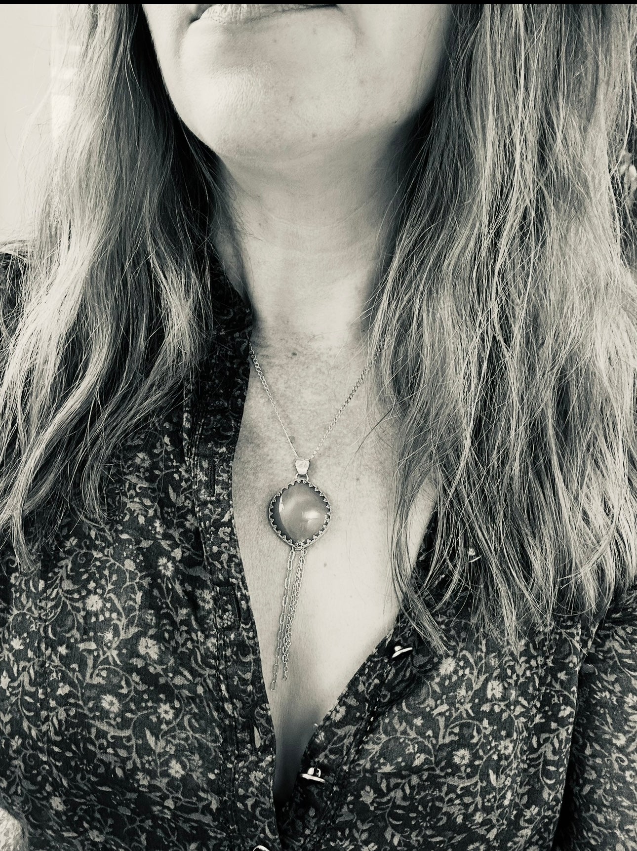 Francine Necklace in Oregon Sunset Jasper