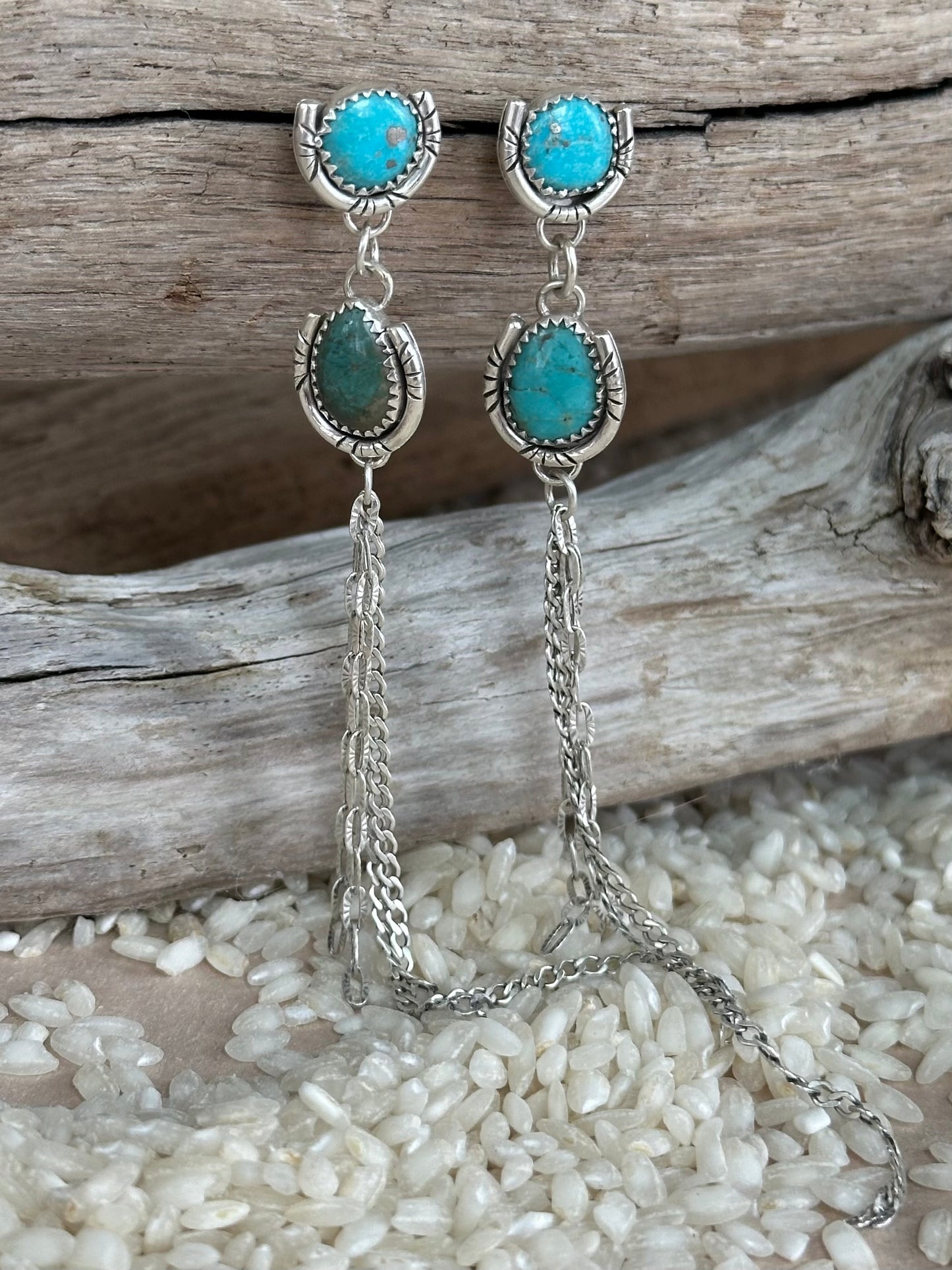 Campitos Turquoise Suerte earrings