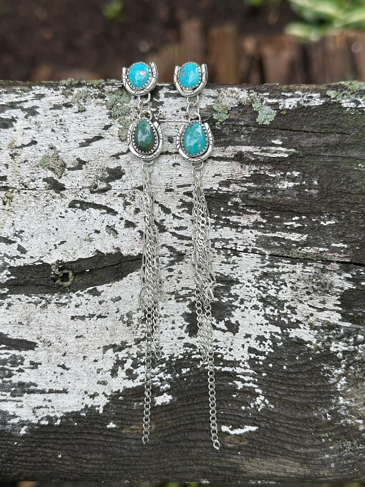 Campitos Turquoise Suerte earrings