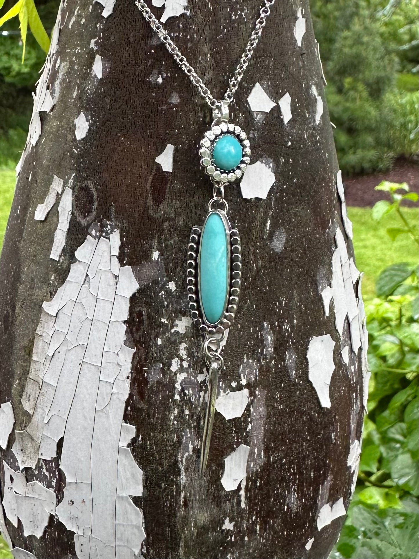 Carico Lake Turquoise Drop Necklace