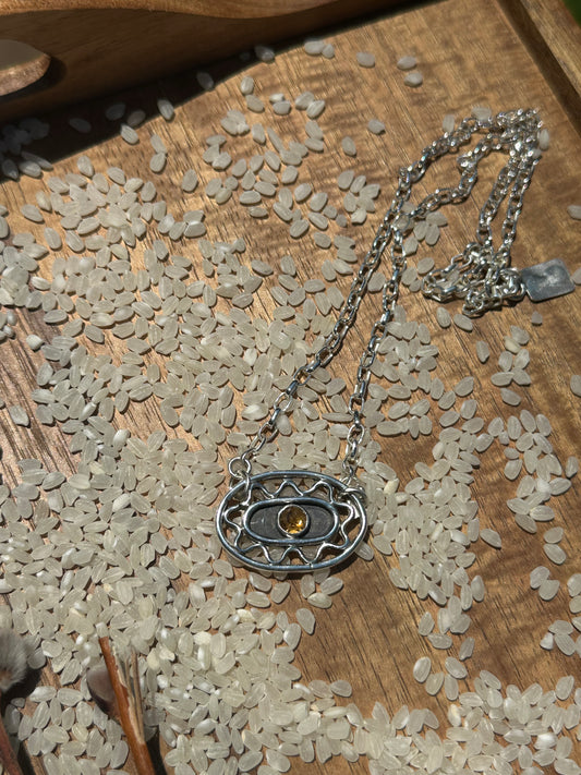 Citrine Hazy Sun Necklace