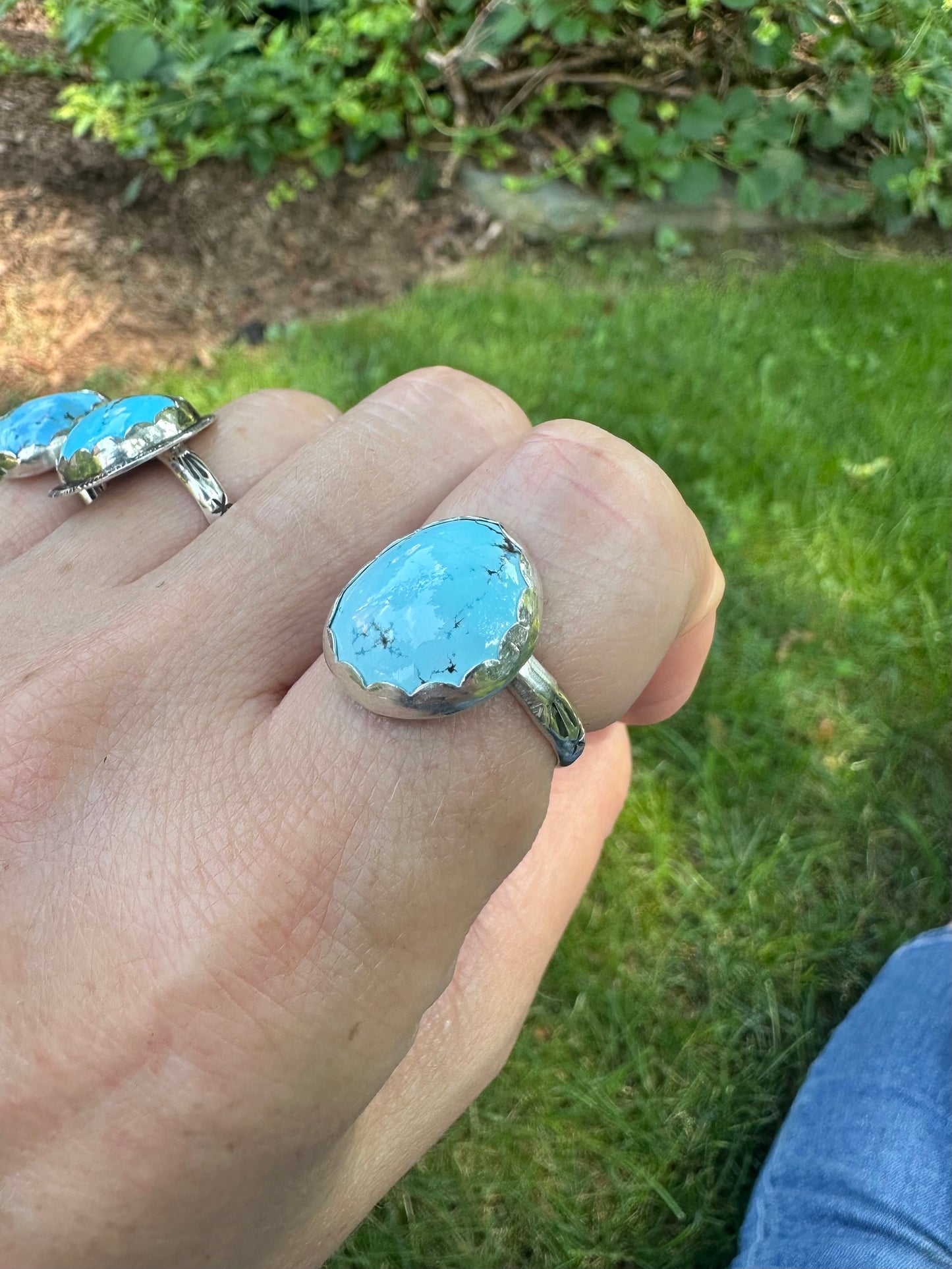 Golden Hill Turquoise Ring size 9