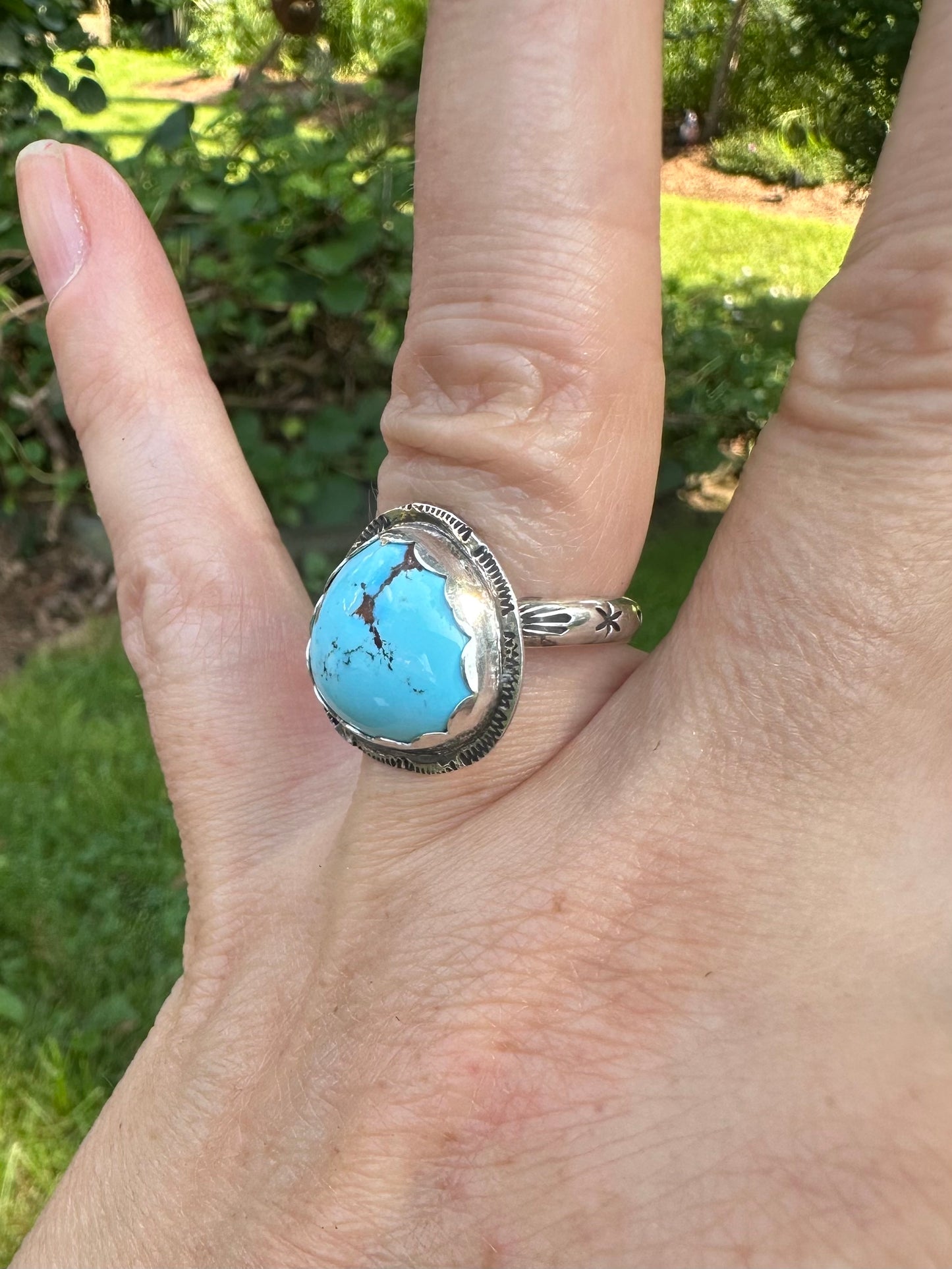 Golden Hill Turquoise Ring size 8