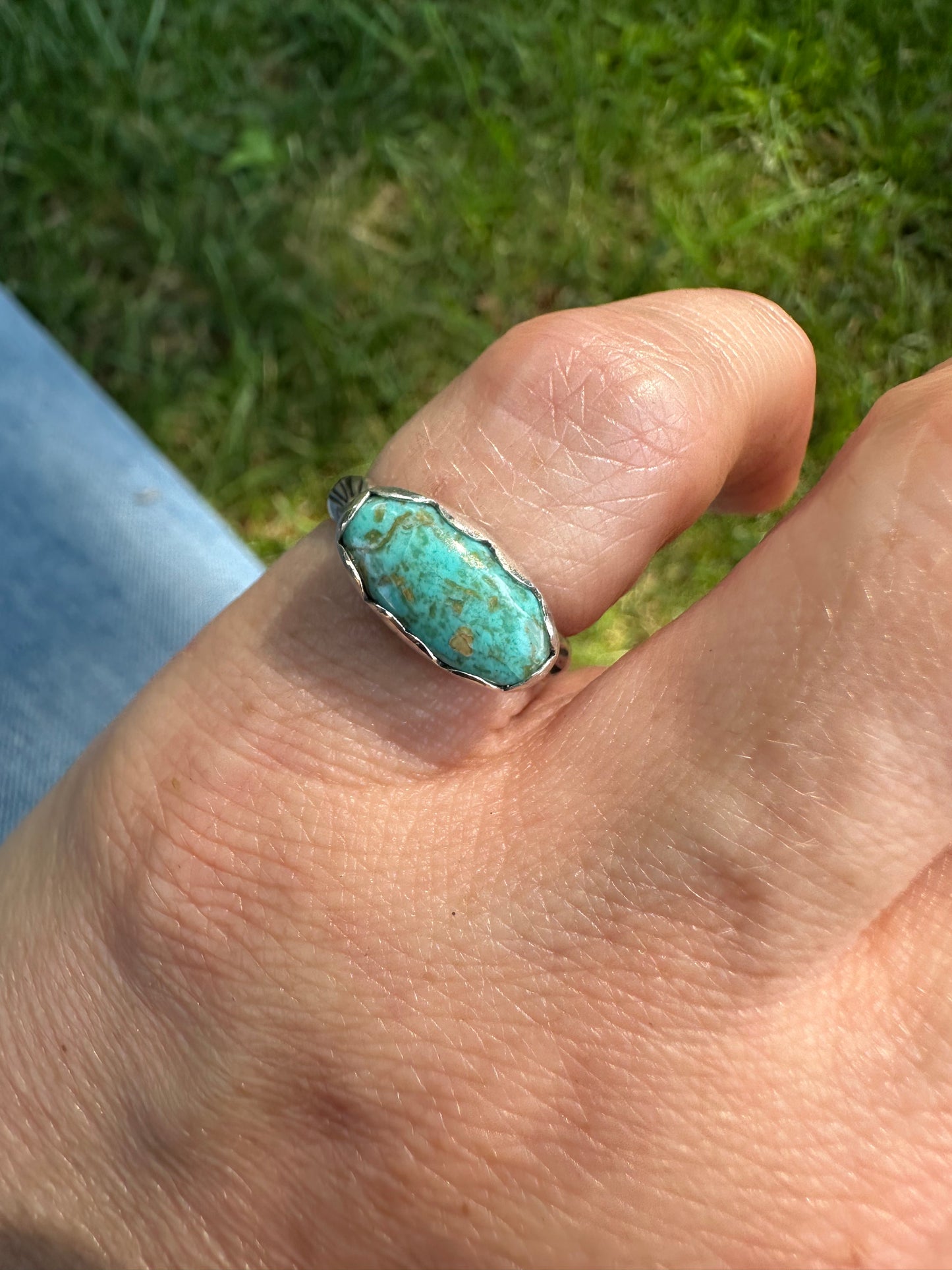 Kingman Turquoise Everywhere Ring size 5.25