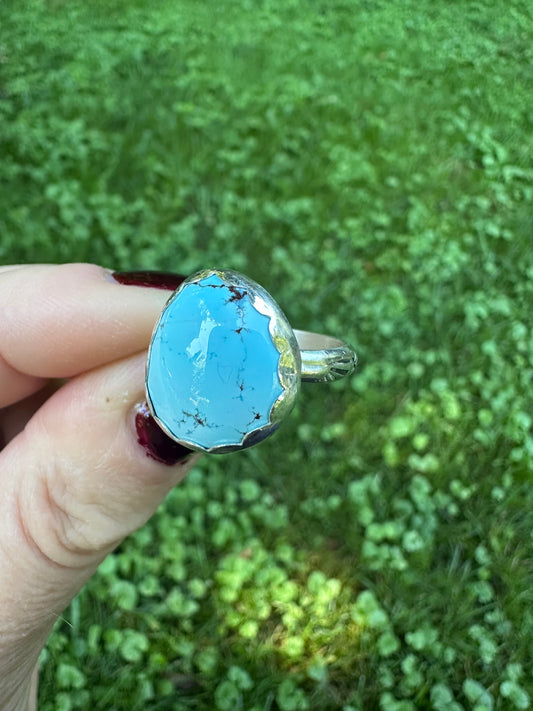 Golden Hill Turquoise Ring size 9