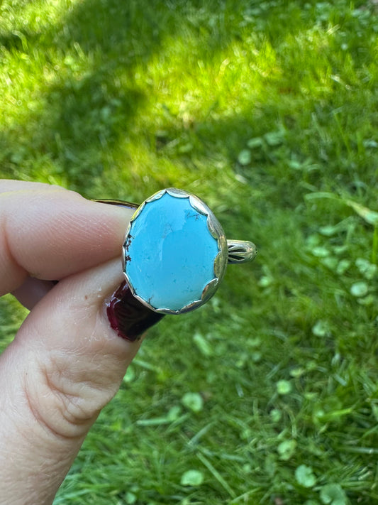 Golden Hill Turquoise Ring size 8