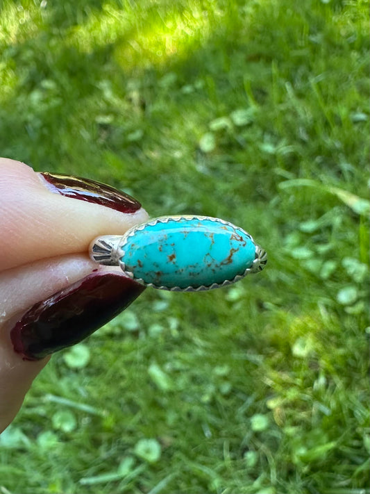 Kingman Turquoise Everywhere Ring Size 8
