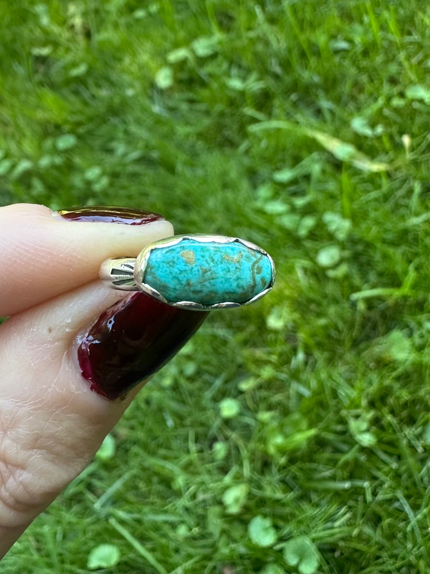 Kingman Turquoise Everywhere Ring size 5.25