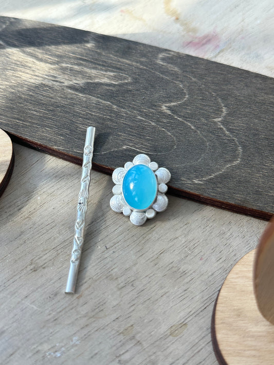 Chalcedony Seashell Ring