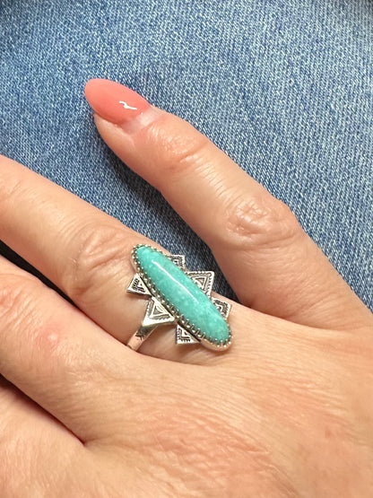 Turquoise Six Mountain Ring