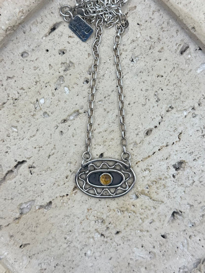 Citrine Hazy Sun Necklace