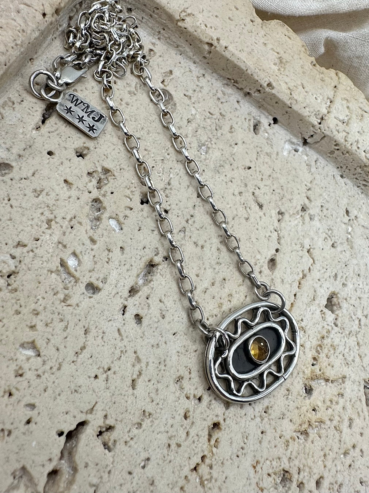 Citrine Hazy Sun Necklace
