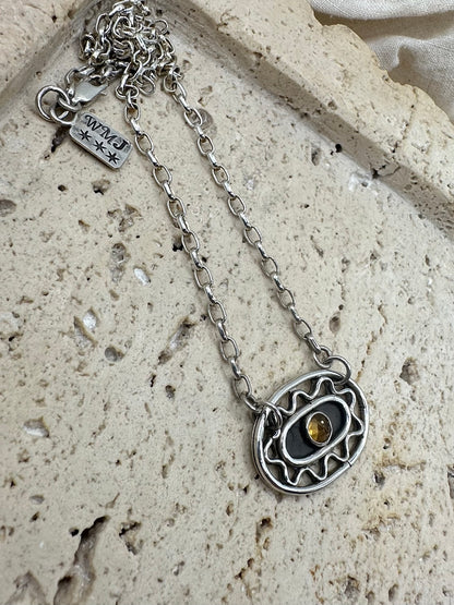Citrine Hazy Sun Necklace
