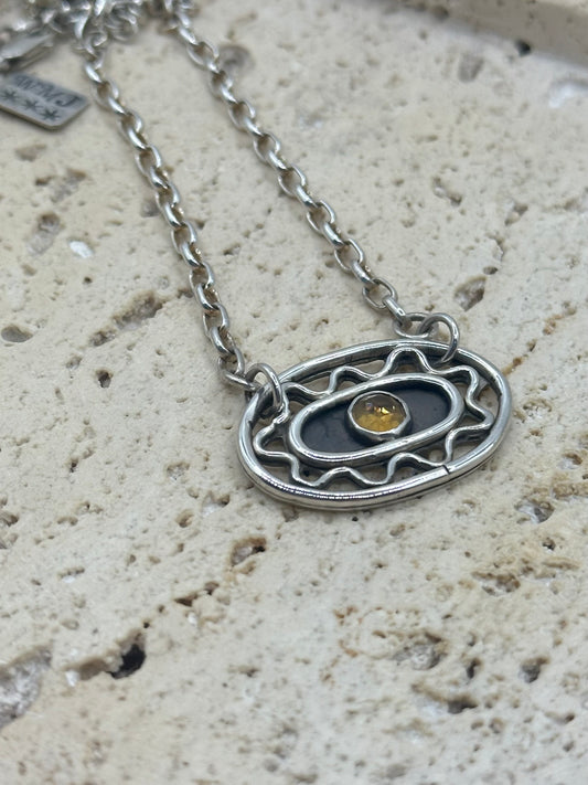 Citrine Hazy Sun Necklace