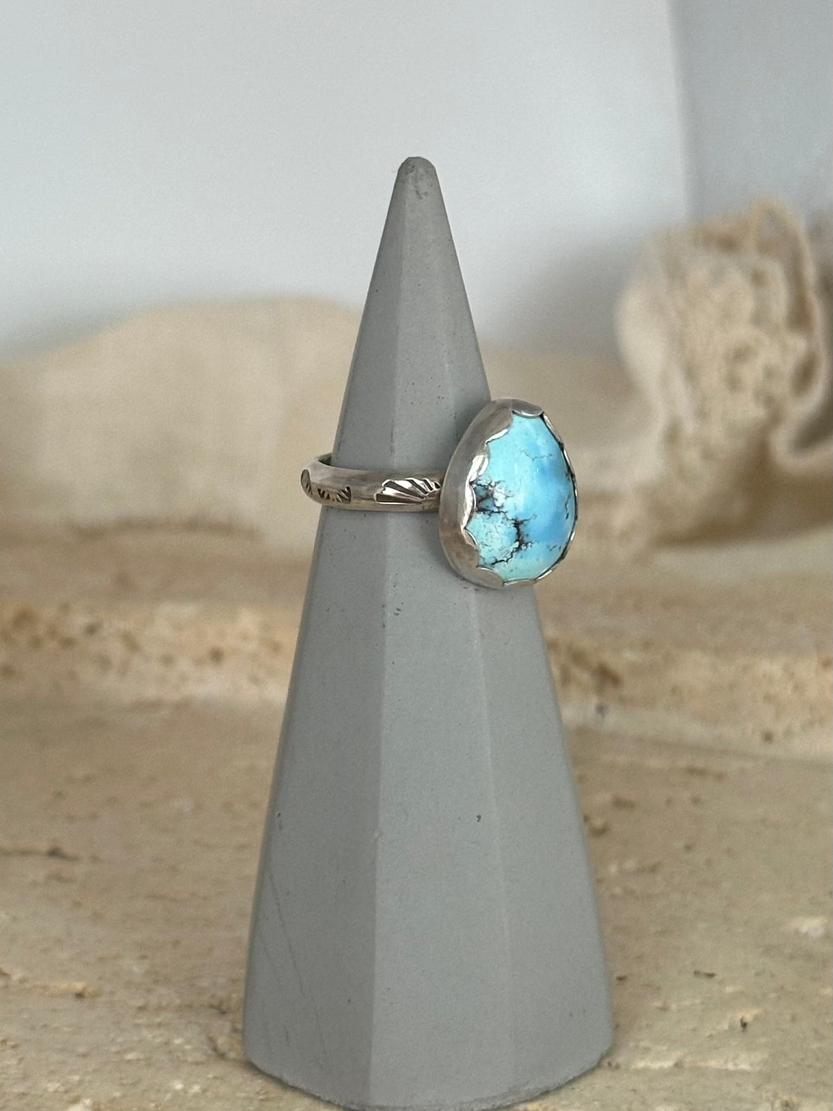 Golden Hill Turquoise Ring size 5.75