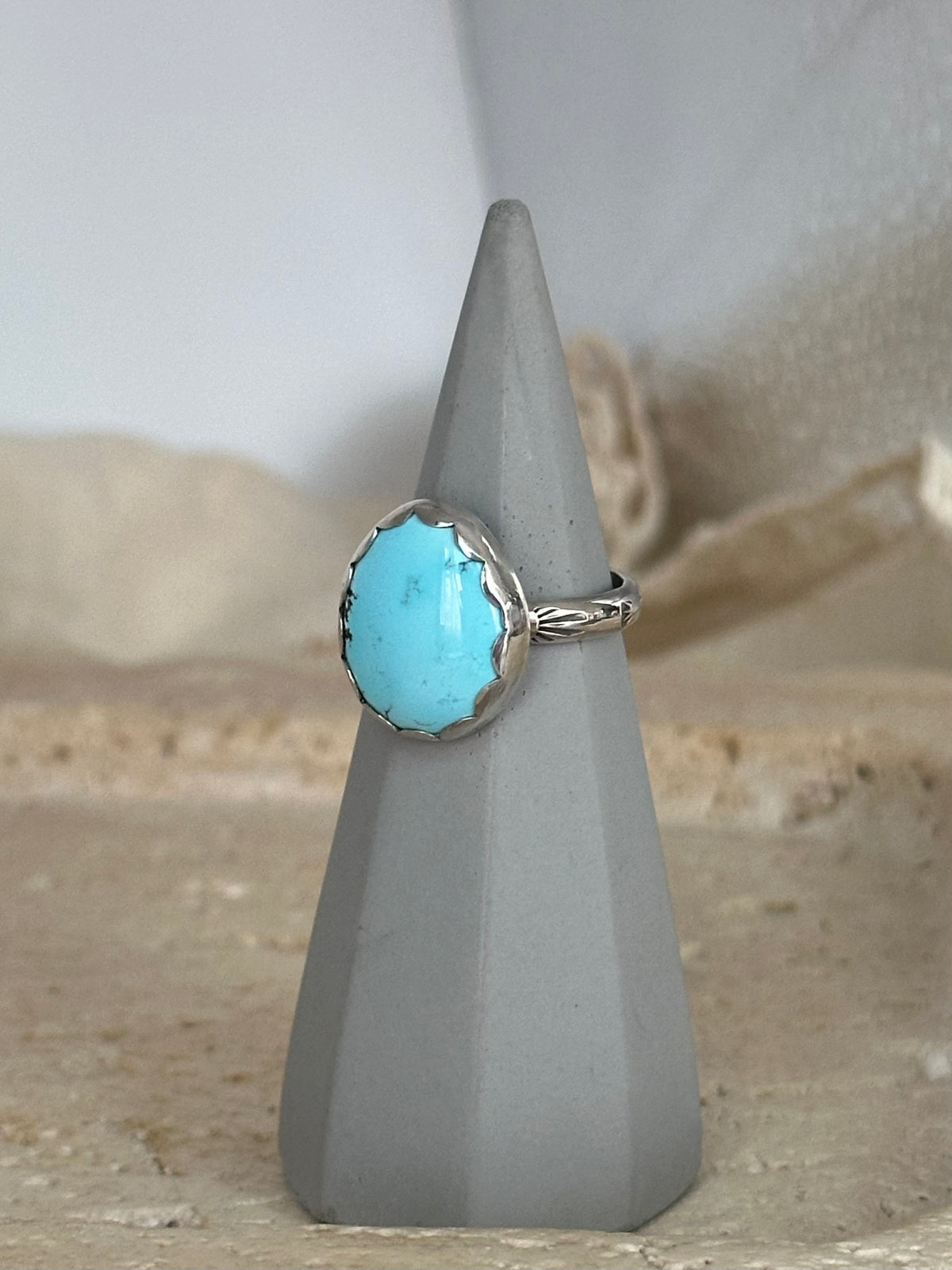 Golden Hill Turquoise Ring size 8