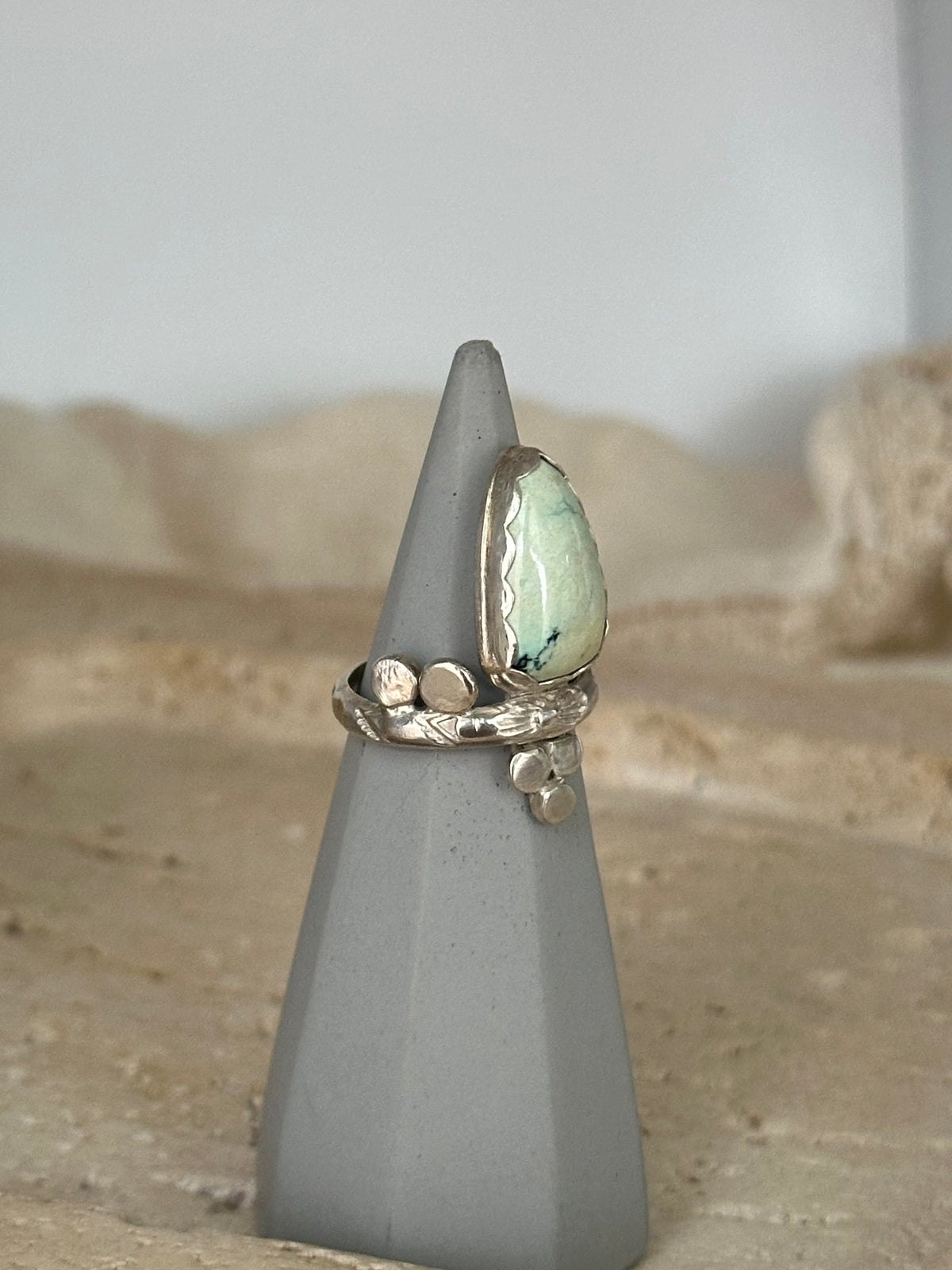 Variscite Minty Sterling Ring