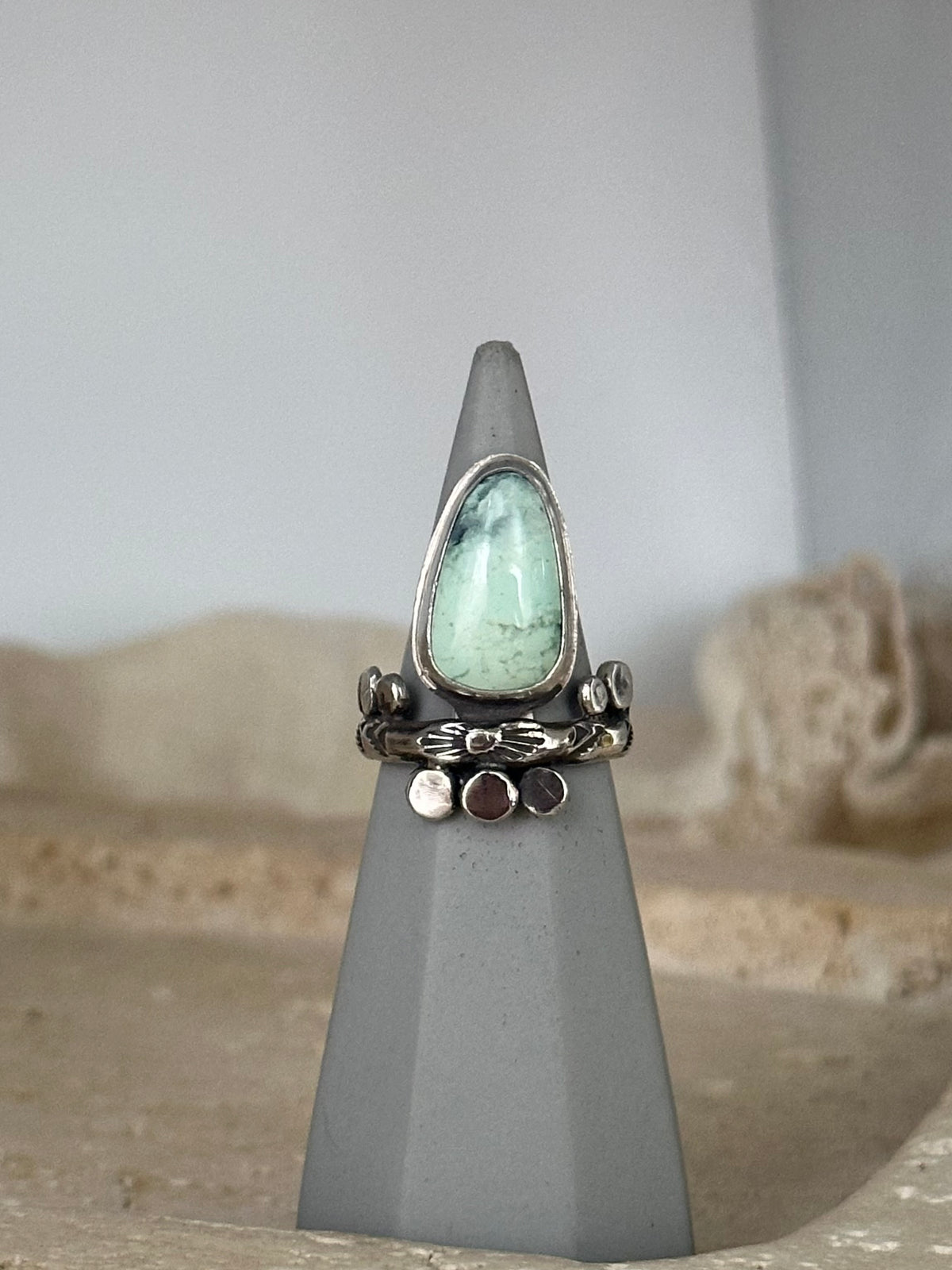 Variscite Minty Sterling Ring