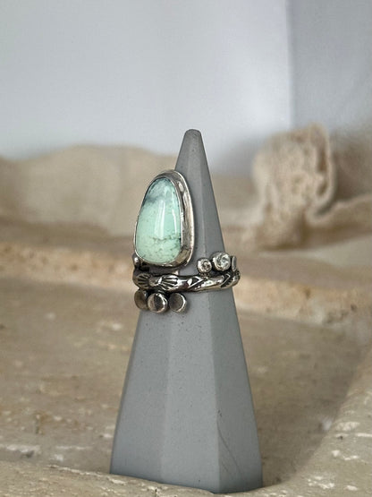 Variscite Minty Sterling Ring