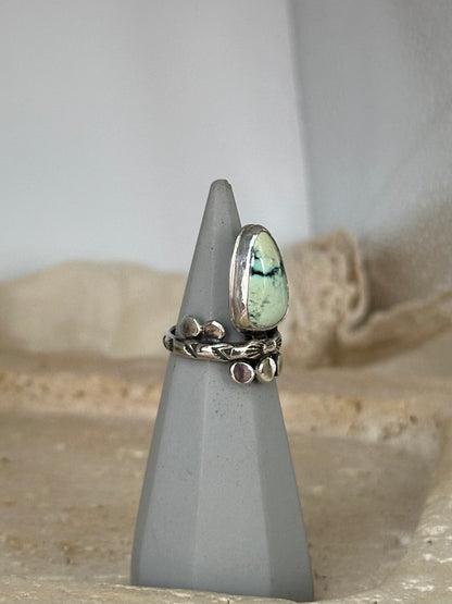 Variscite Minty Sterling Ring