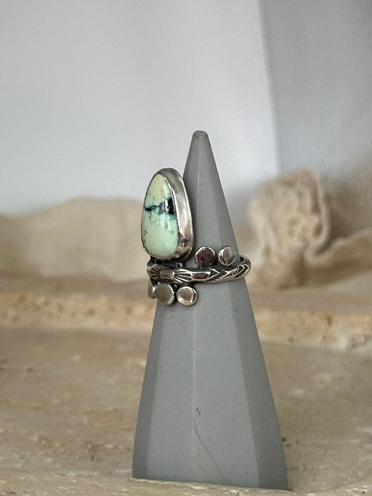Variscite Minty Sterling Ring