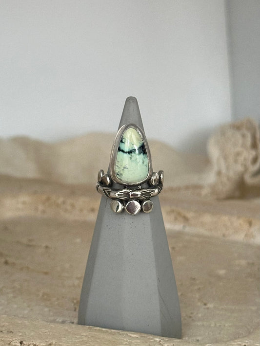 Variscite Minty Sterling Ring